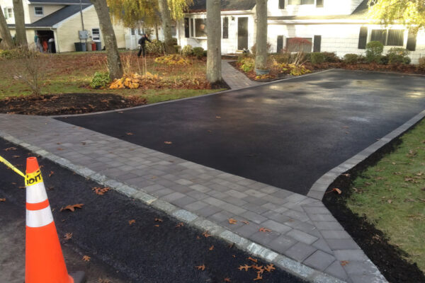 Asphalt driveway