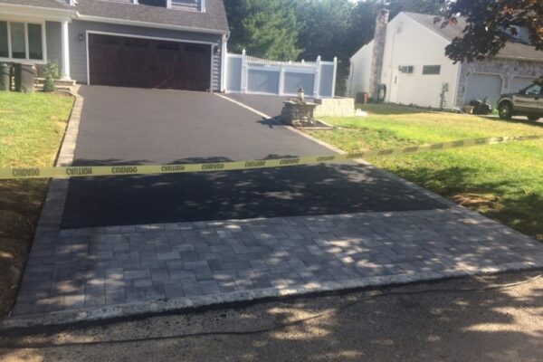 Asphalt driveway