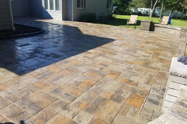 Paver patio in Long Island